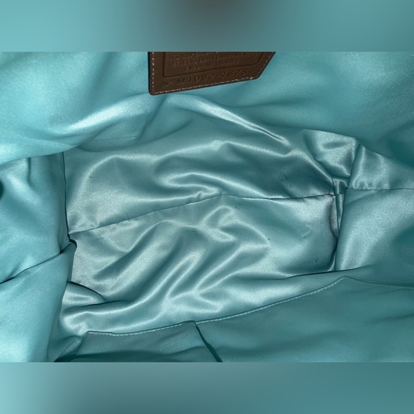 Coach signature tan op logo boho shoulder bag - Picture 11 of 15